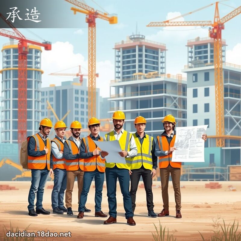 承造 - 國語大辭典配圖