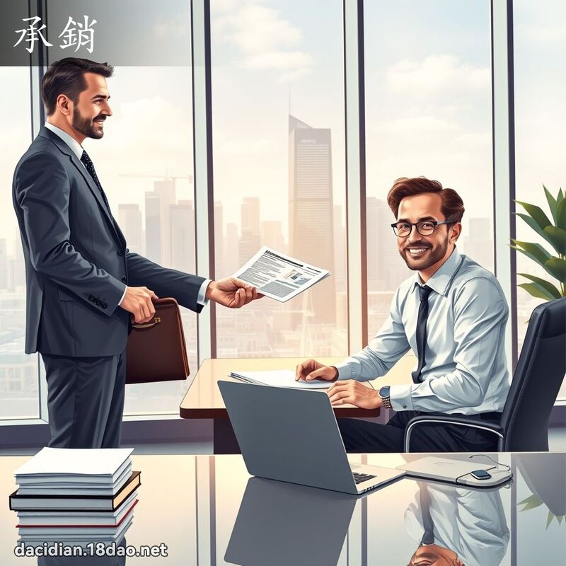 承銷 - 國語大辭典配圖