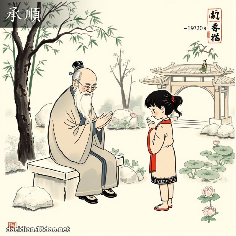 承顺 - 国语大辞典配图