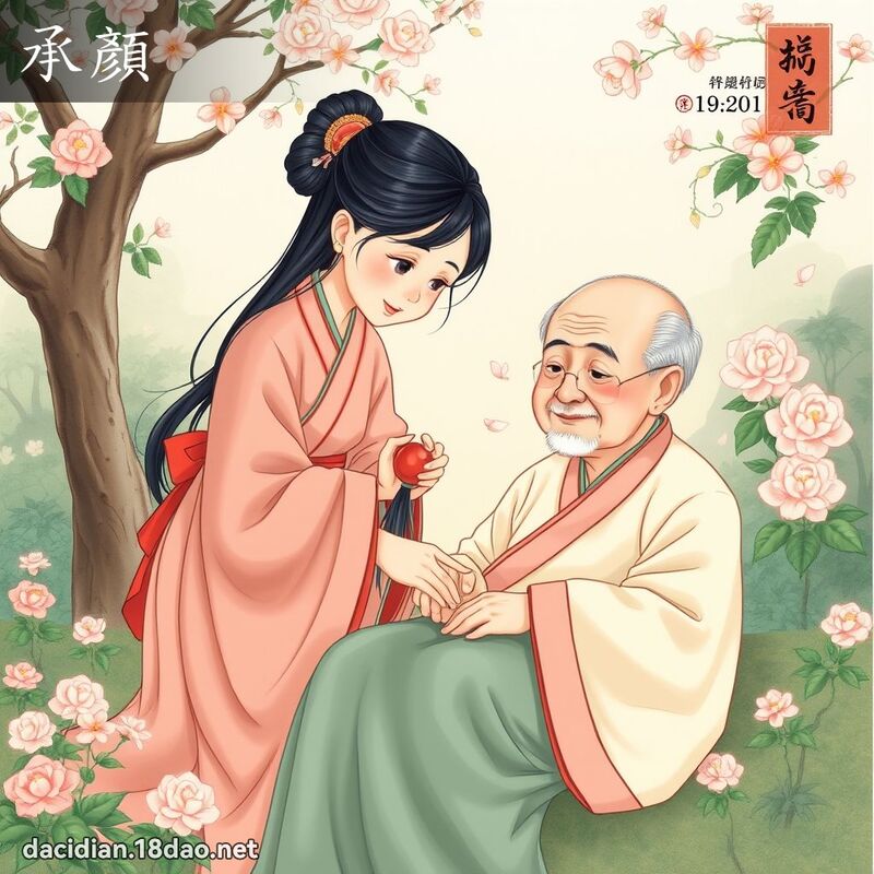 承顏 - 国语大辞典配图