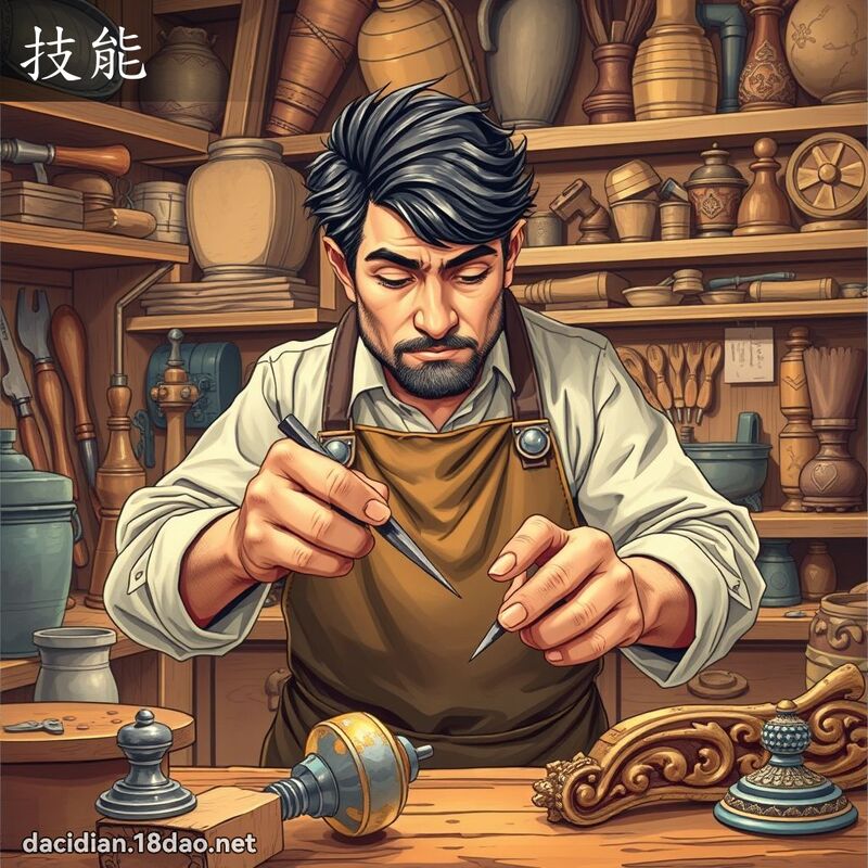 技能 - 國語大辭典配圖