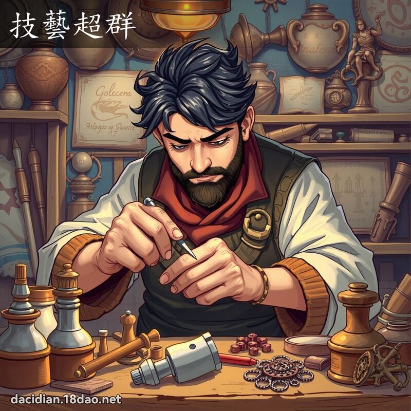技藝超群 - 國語大辭典配圖
