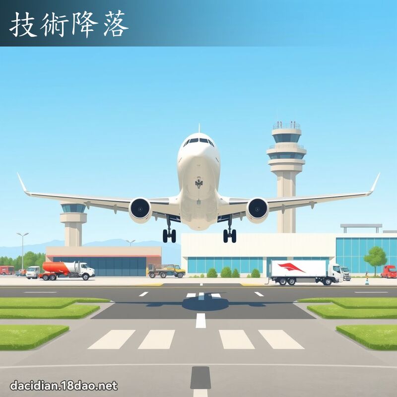 技術降落 - 國語大辭典配圖