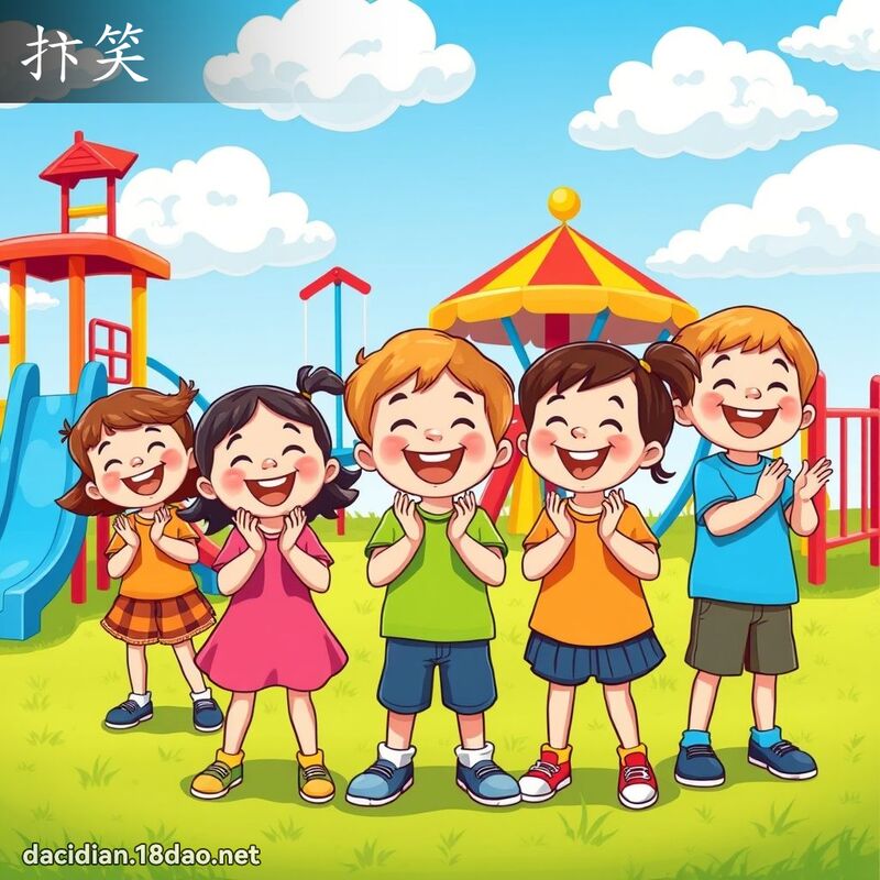 抃笑 - 国语大辞典配图