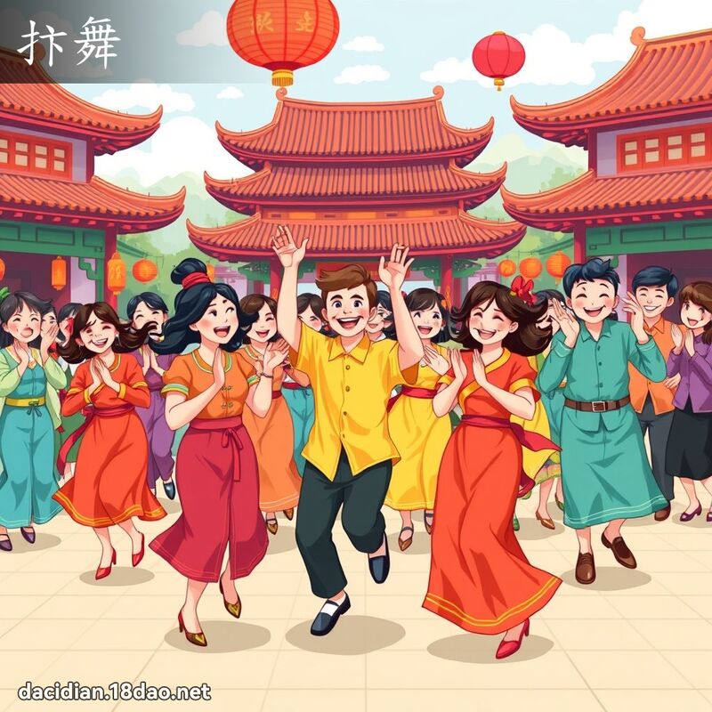 抃舞 - 国语大辞典配图