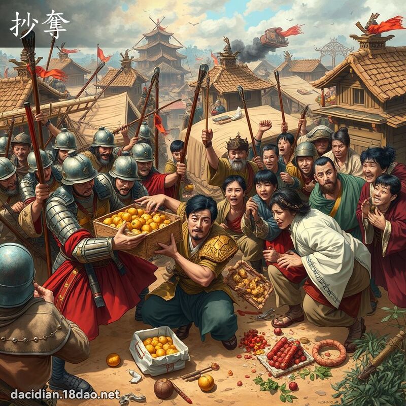 抄夺 - 国语大辞典配图