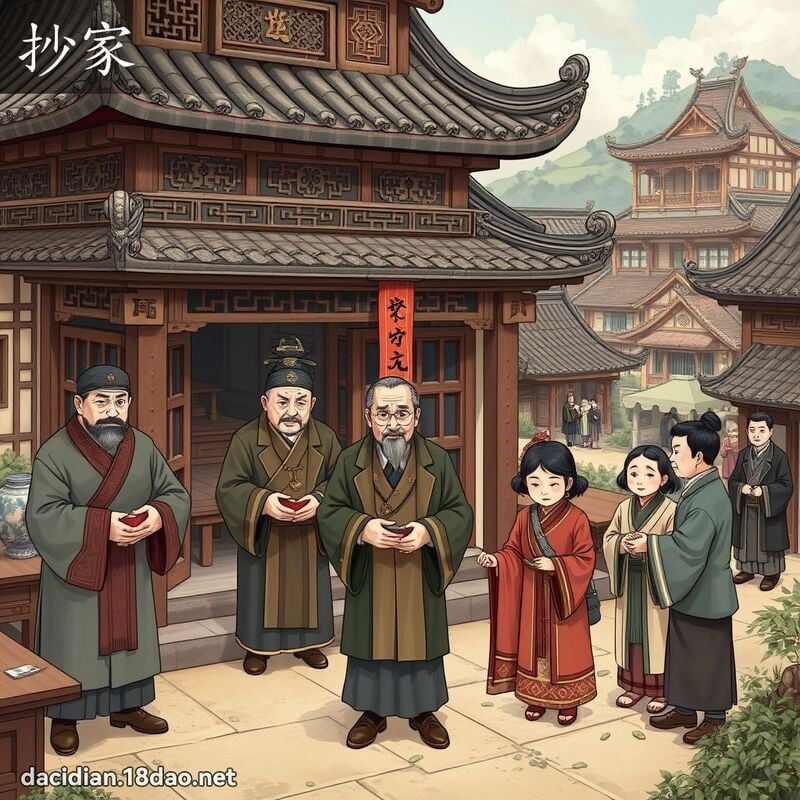 抄家 - 國語大辭典配圖