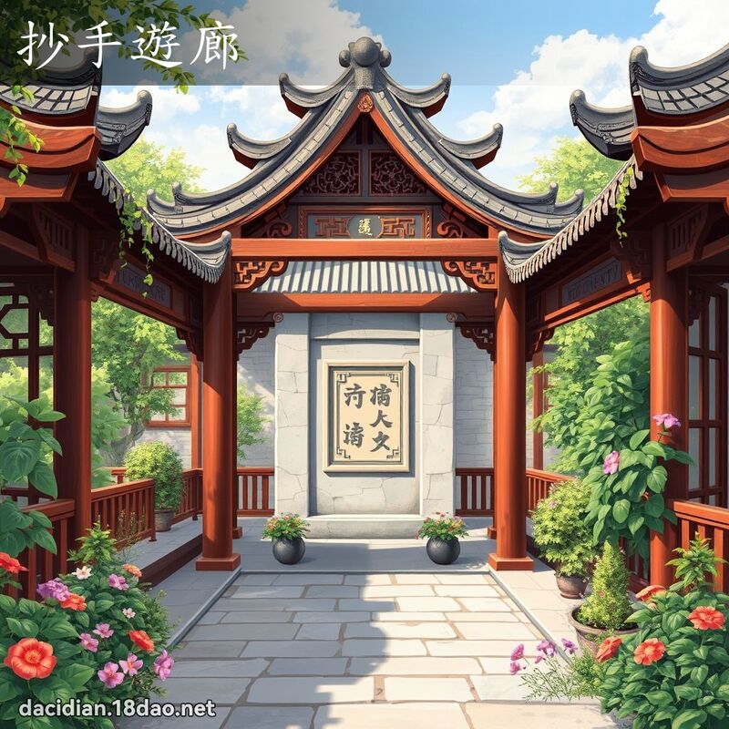 抄手游廊 - 国语大辞典配图