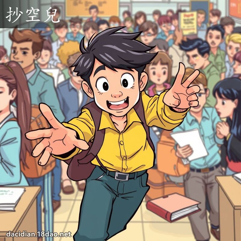 抄空兒 - 國語大辭典配圖