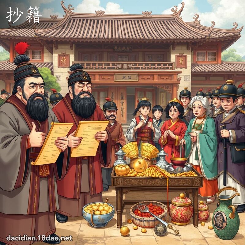 抄籍 - 国语大辞典配图