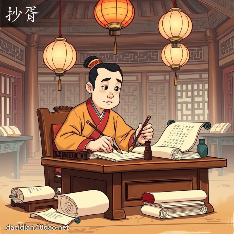 抄胥 - 國語大辭典配圖