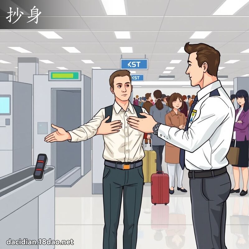 抄身 - 國語大辭典配圖