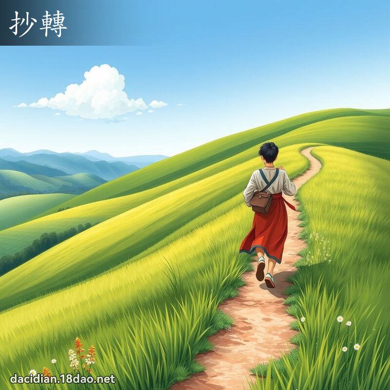 抄轉 - 國語大辭典配圖