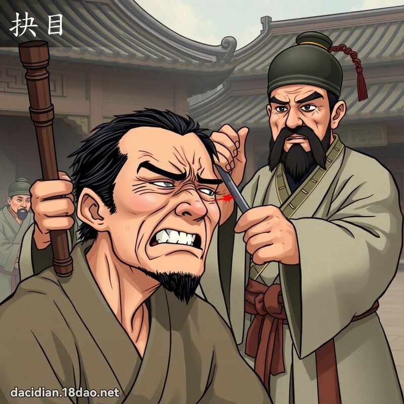 抉目 - 國語大辭典配圖