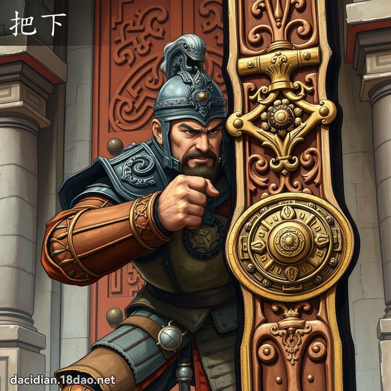 把下 - 国语大辞典配图
