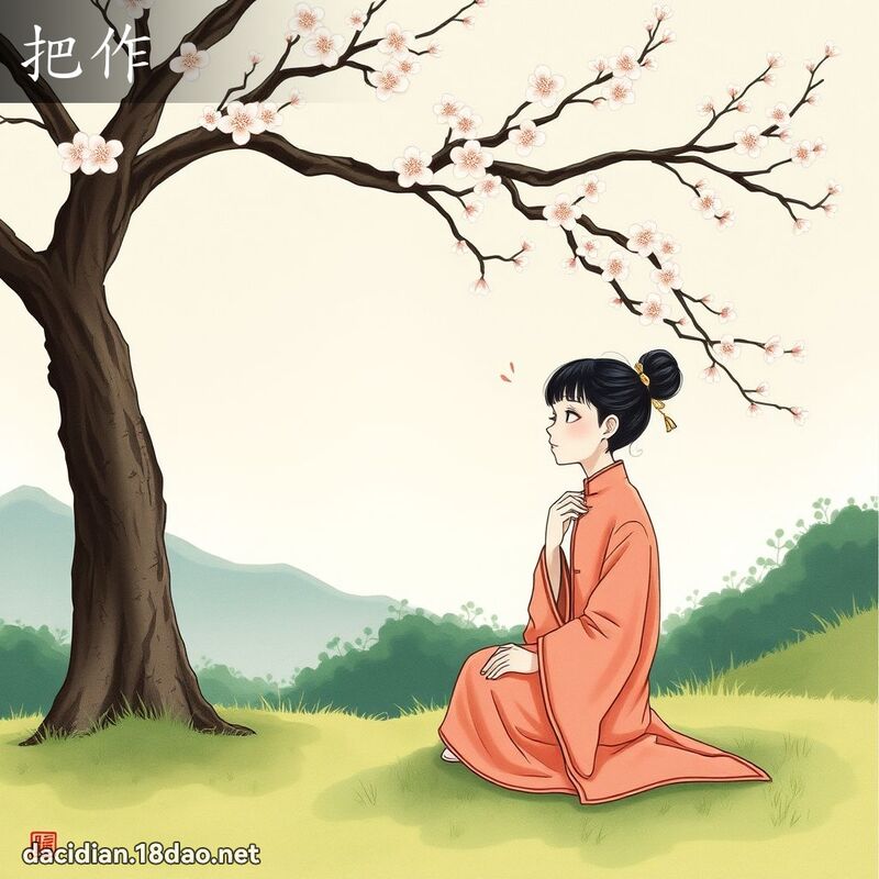 把作 - 国语大辞典配图