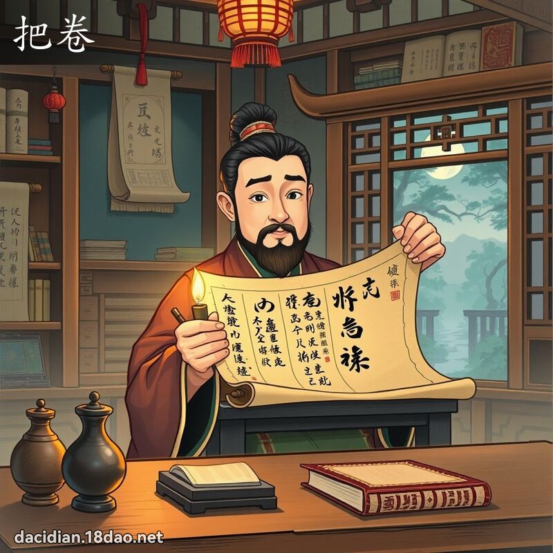 把卷 - 国语大辞典配图