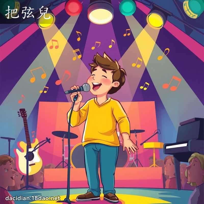 把弦兒 - 國語大辭典配圖