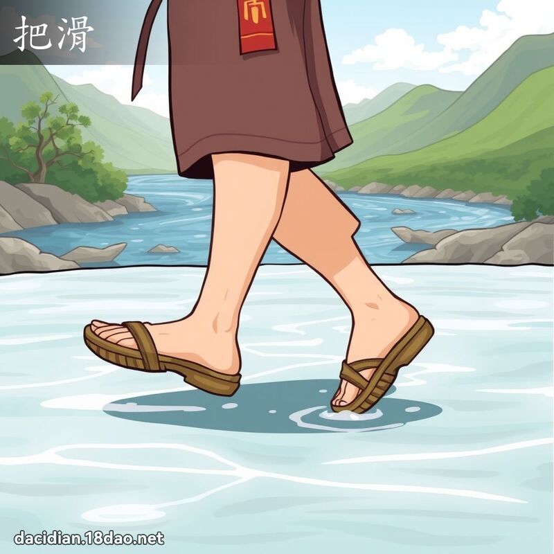 把滑 - 國語大辭典配圖