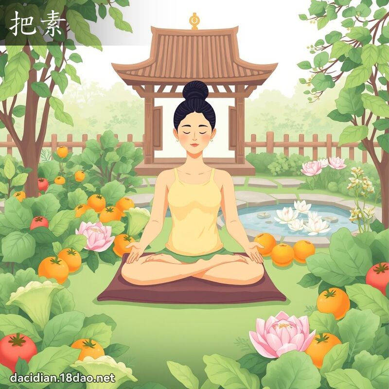 把素 - 國語大辭典配圖