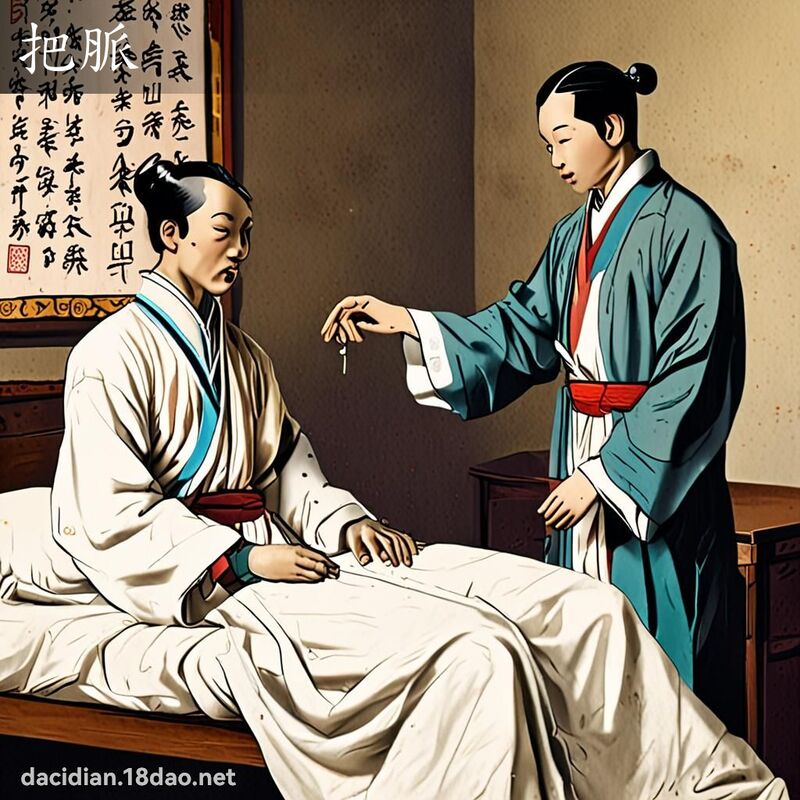 把脈 - 國語大辭典配圖