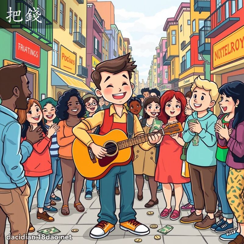 把钱 - 国语大辞典配图