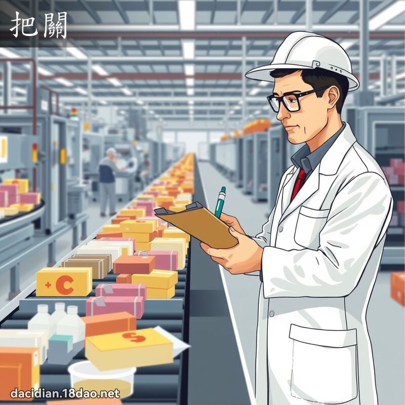 把关 - 国语大辞典配图