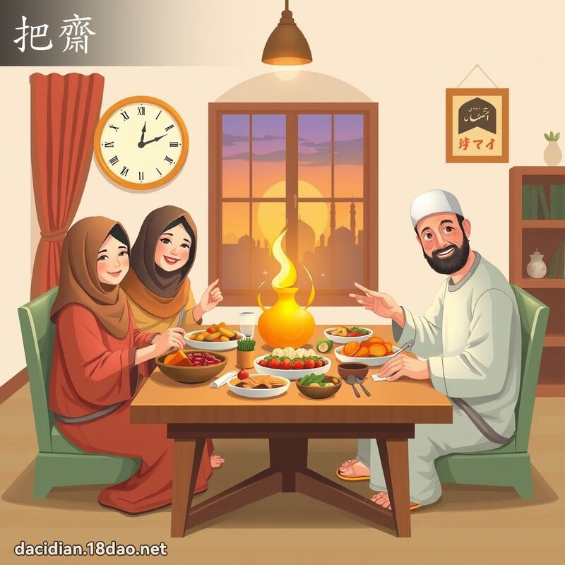 把斋 - 国语大辞典配图