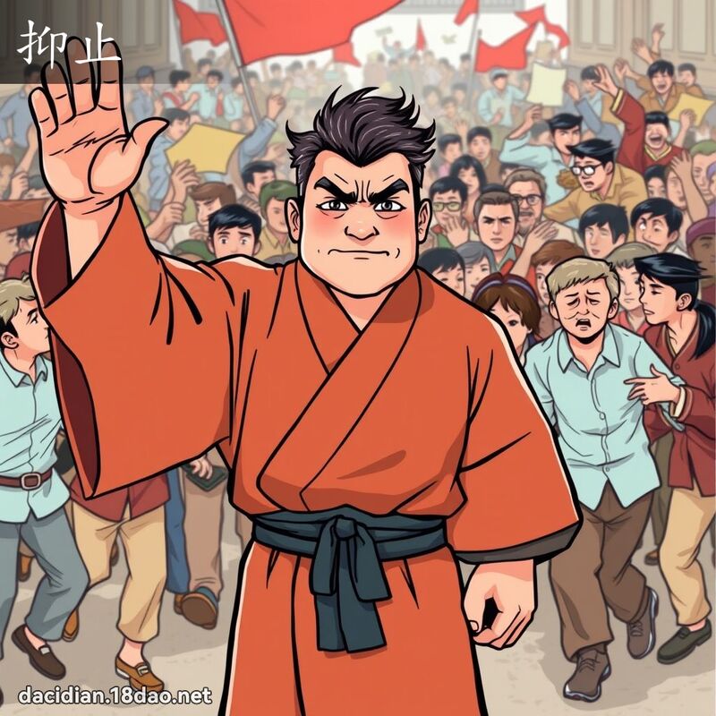 抑止 - 國語大辭典配圖