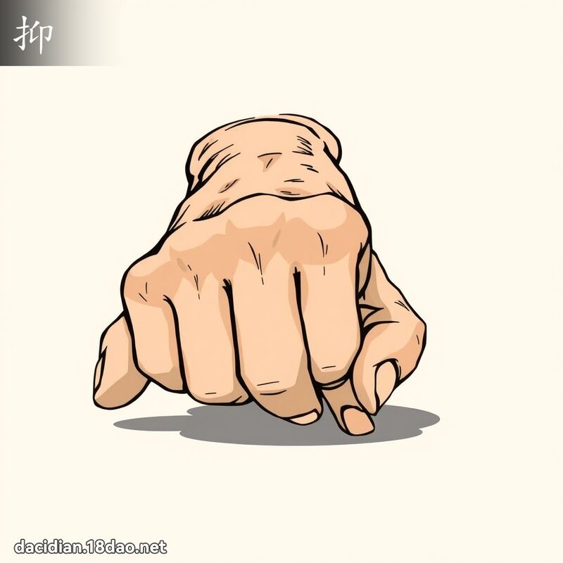 抑 - 國語大辭典配圖