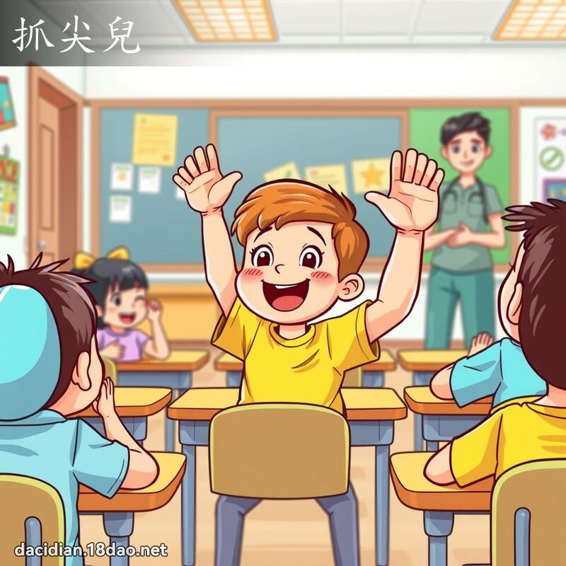 抓尖儿 - 国语大辞典配图