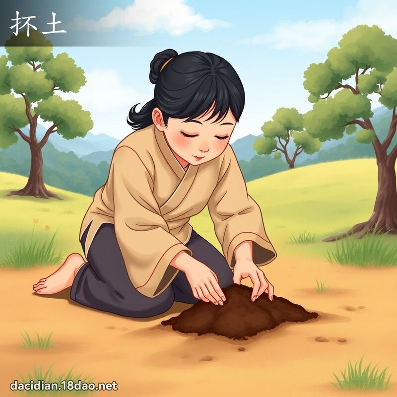 抔土 - 國語大辭典配圖