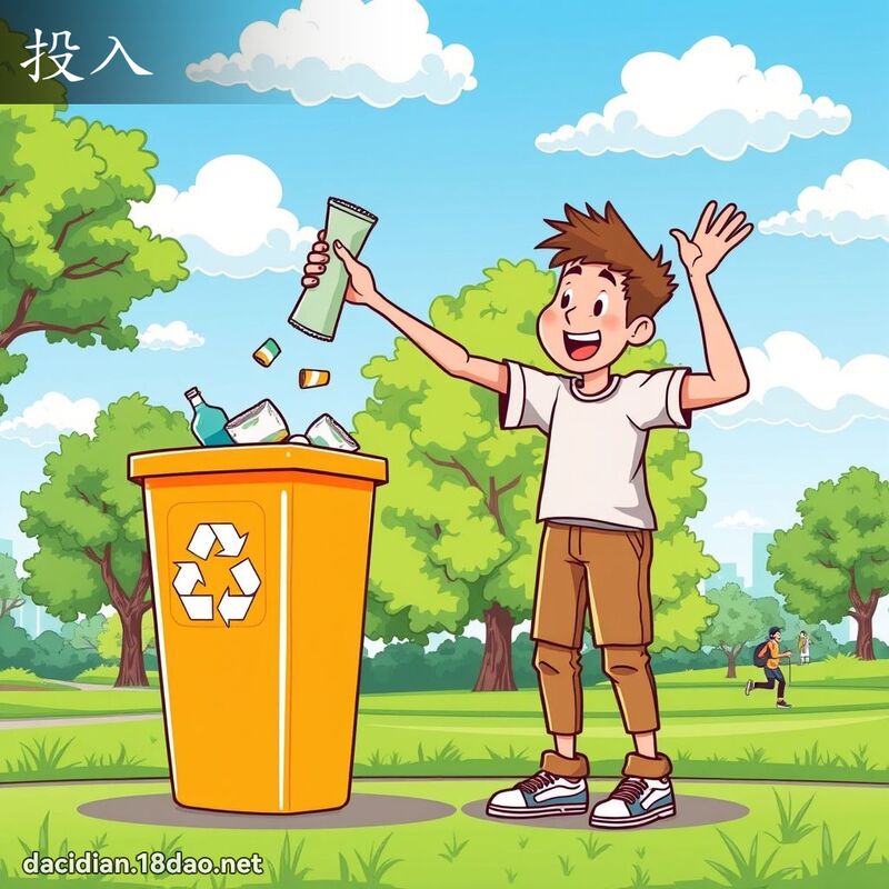 投入 - 国语大辞典配图