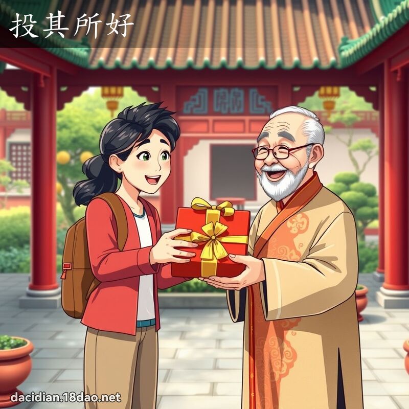 投其所好 - 国语大辞典配图