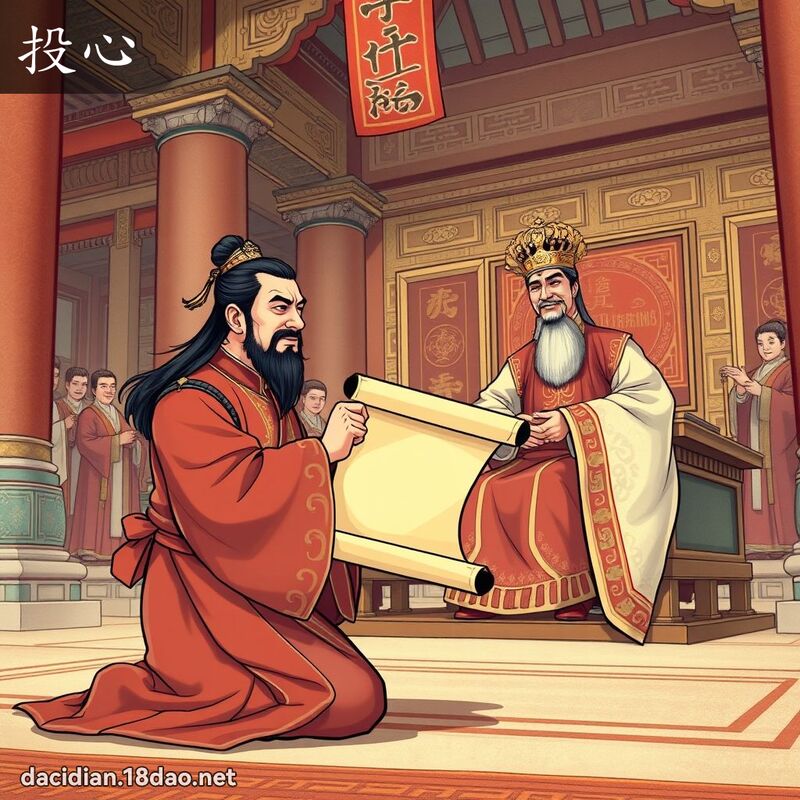 投心 - 国语大辞典配图