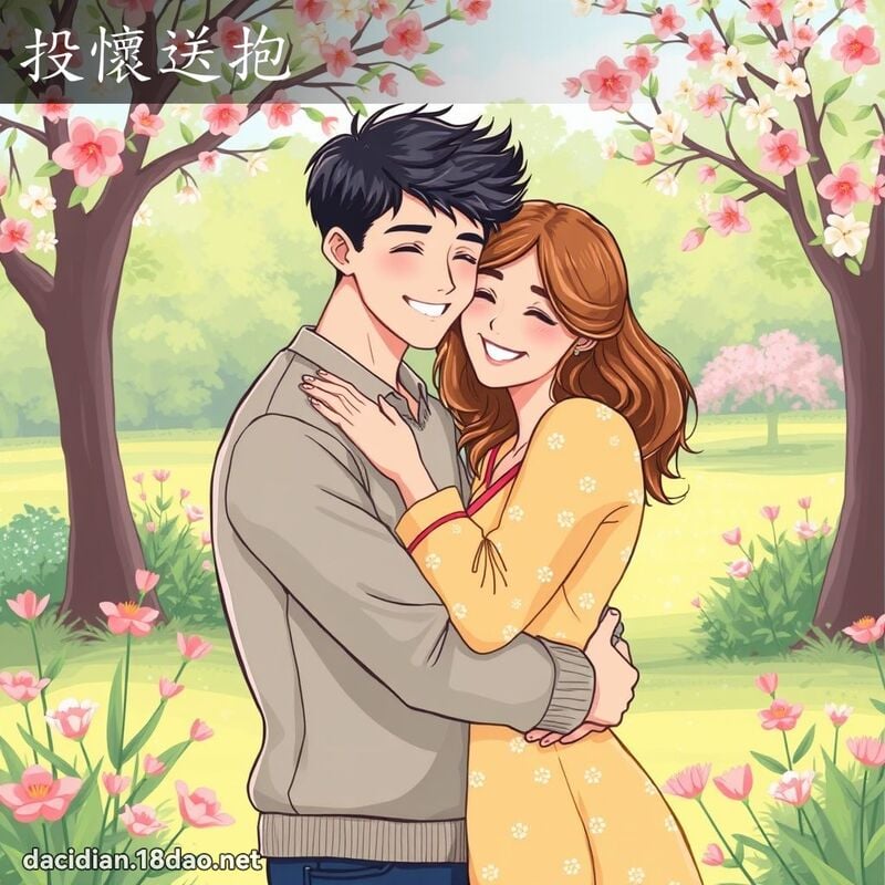 投懷送抱 - 國語大辭典配圖