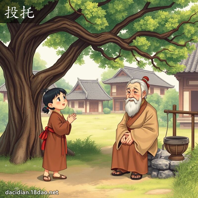 投托 - 国语大辞典配图