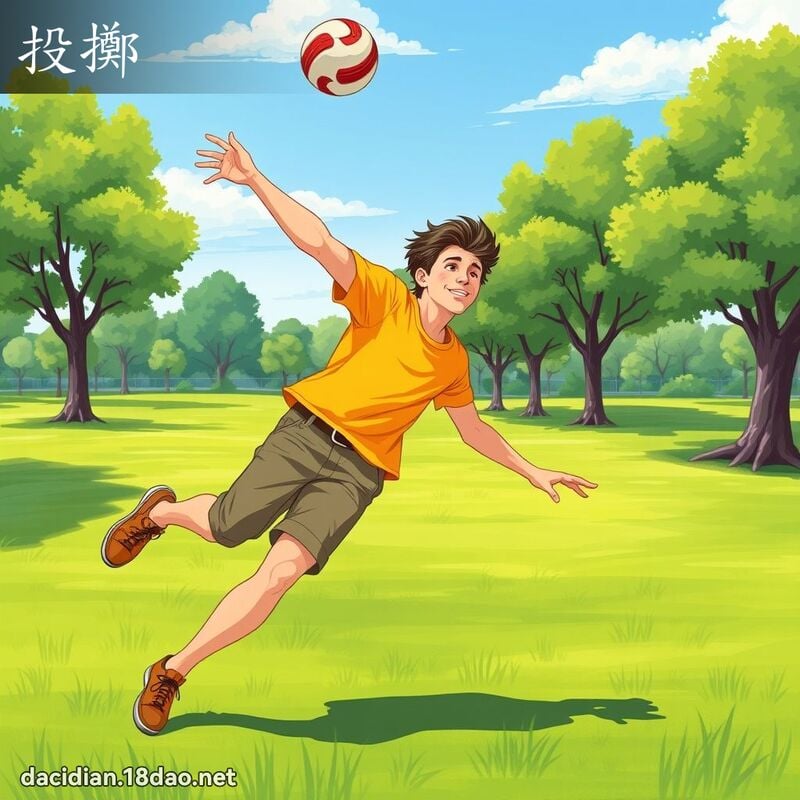 投掷 - 国语大辞典配图
