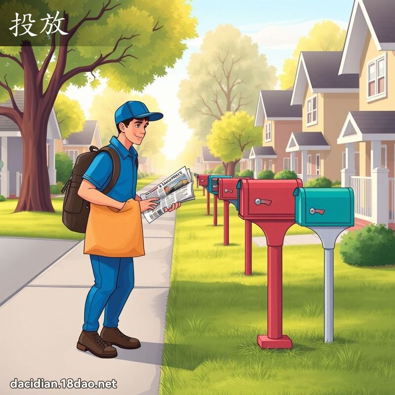 投放 - 国语大辞典配图