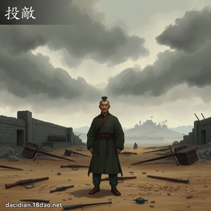 投敌 - 国语大辞典配图