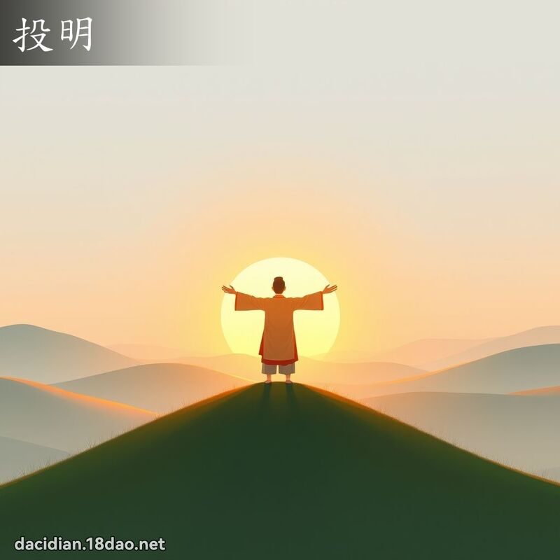 投明 - 国语大辞典配图