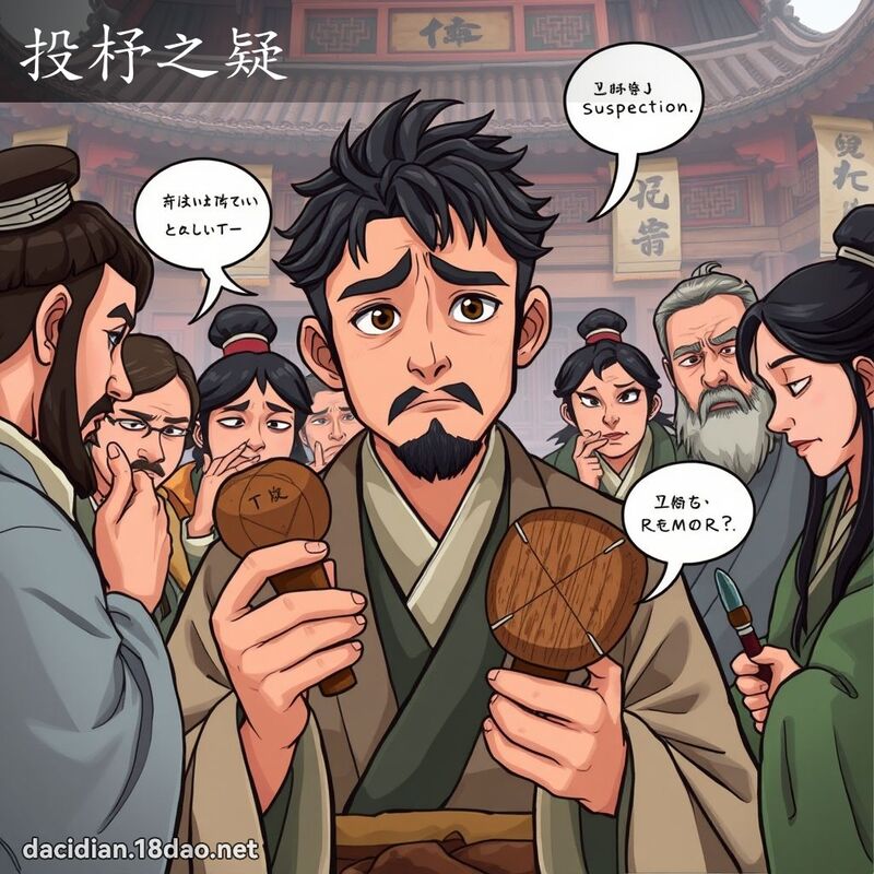 投杼之疑 - 国语大辞典配图