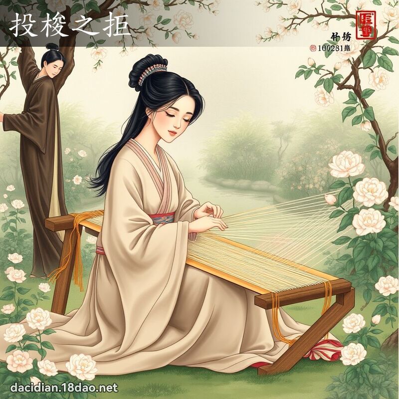 投梭之拒 - 國語大辭典配圖