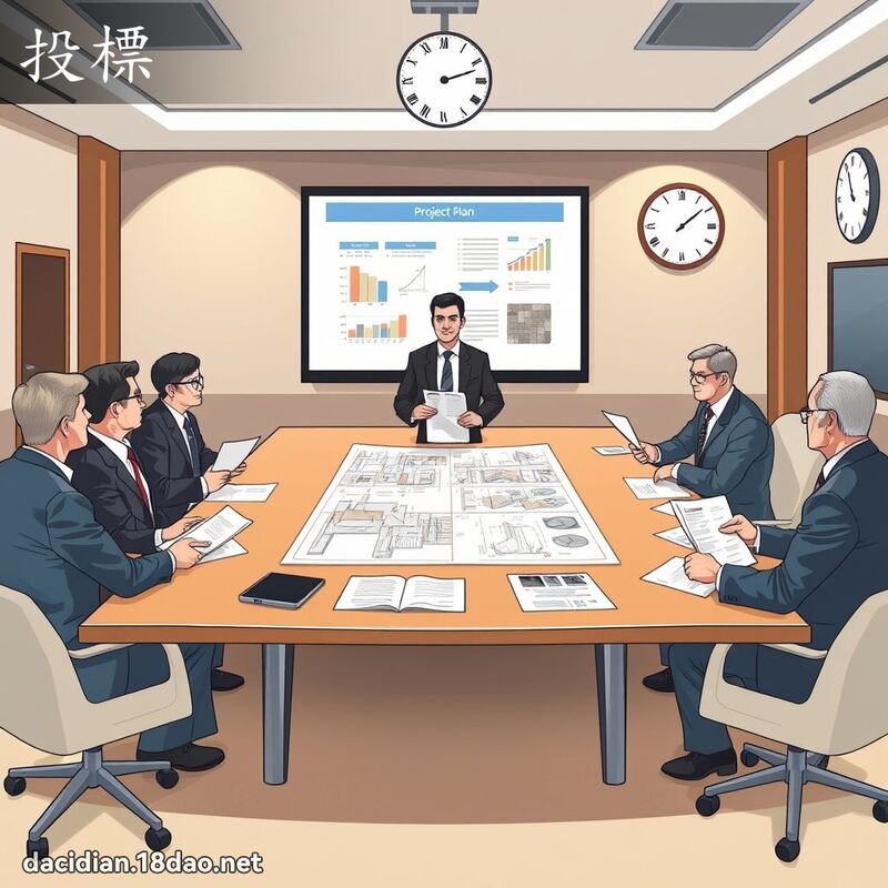 投標 - 国语大辞典配图