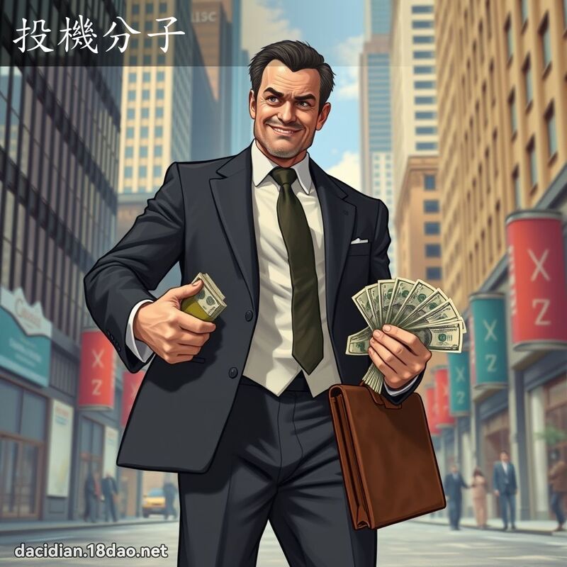 投机分子 - 国语大辞典配图