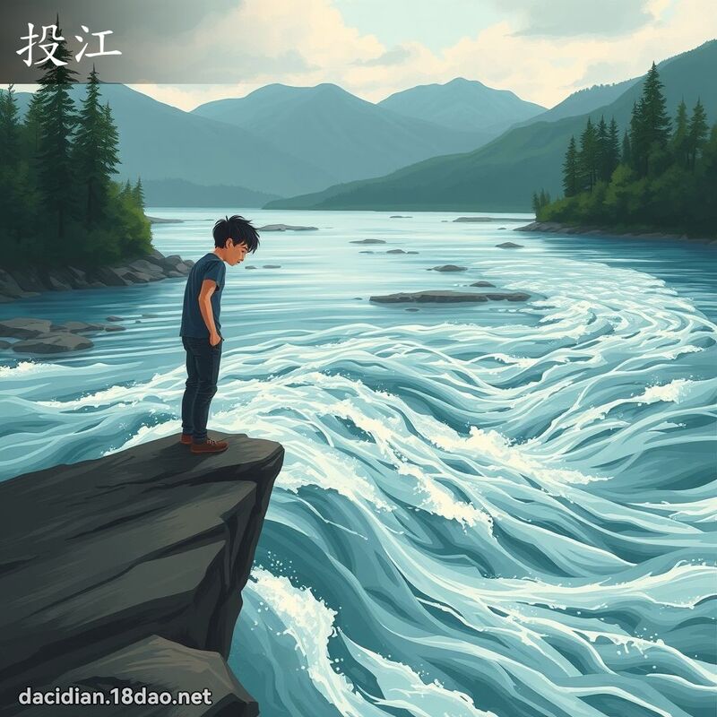 投江 - 国语大辞典配图
