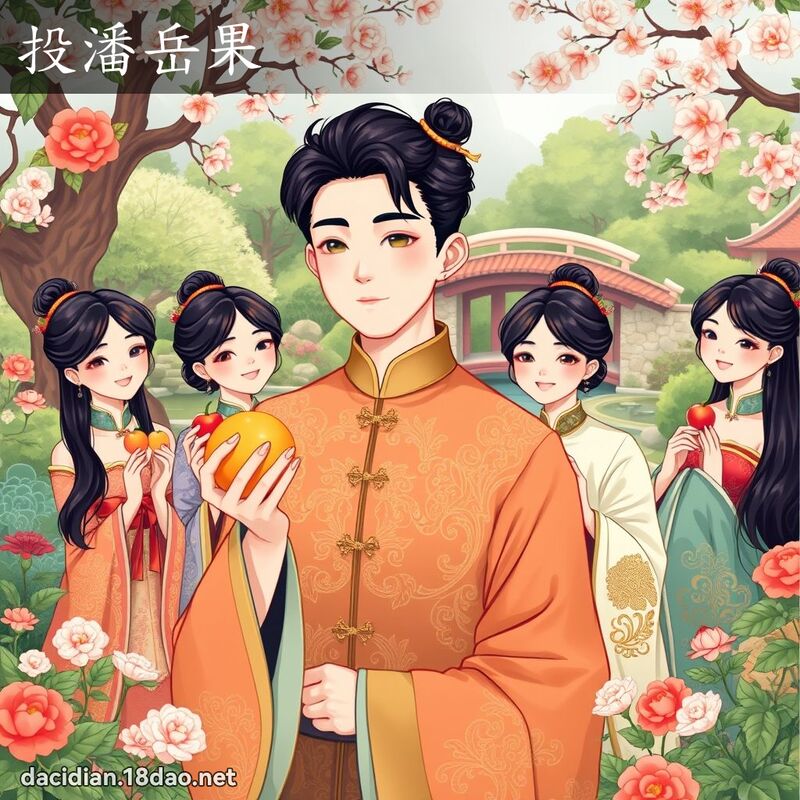 投潘岳果 - 國語大辭典配圖