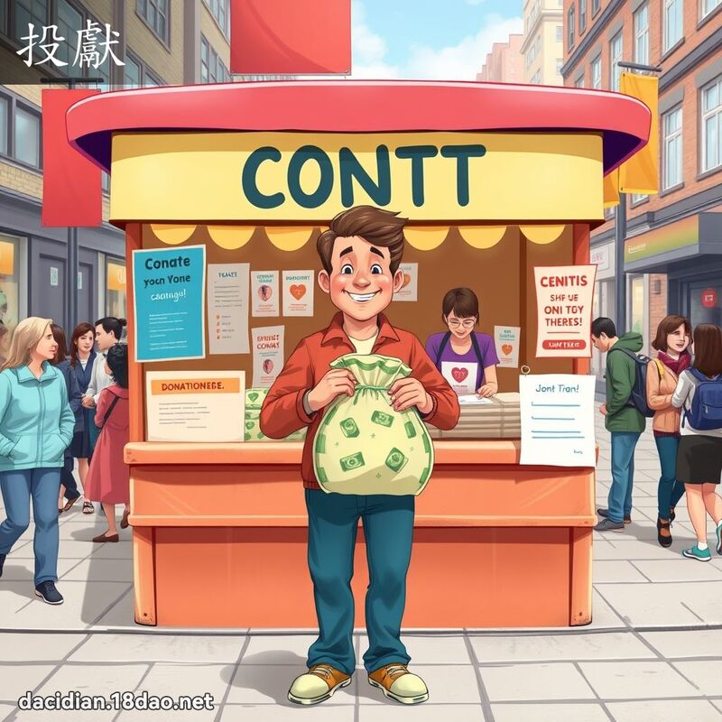 投献 - 国语大辞典配图