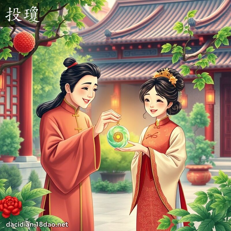 投琼 - 国语大辞典配图