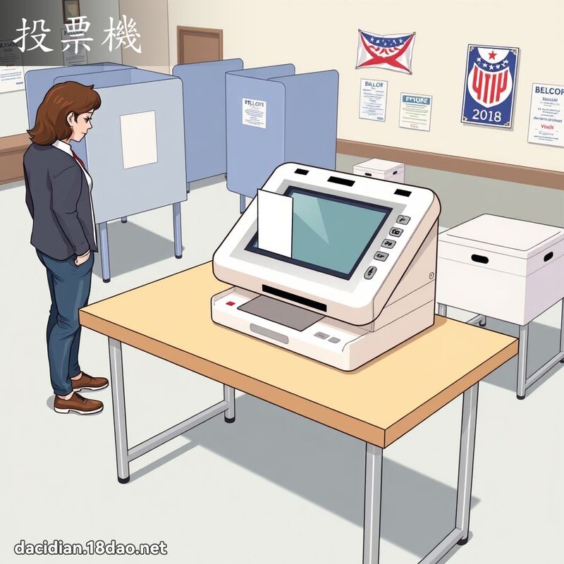 投票機 - 國語大辭典配圖